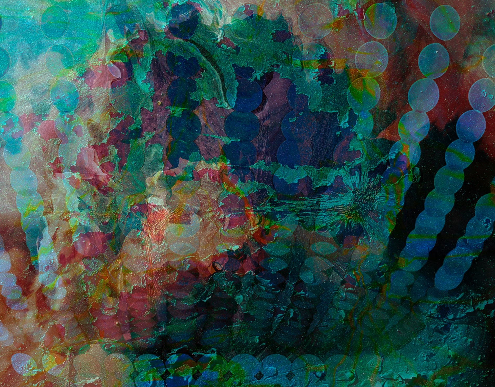 Painterly immersive gallery background
