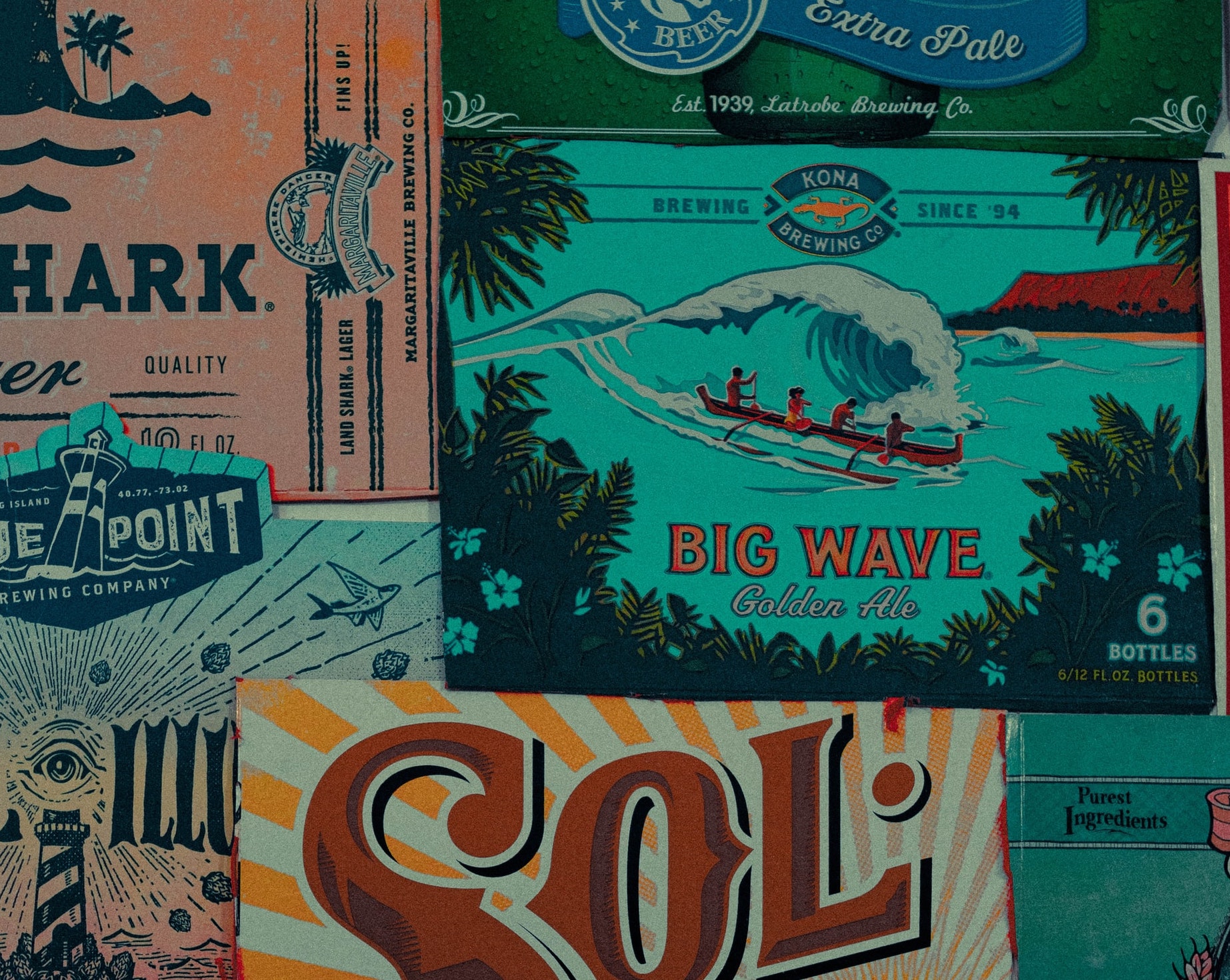 Vintage mural street background